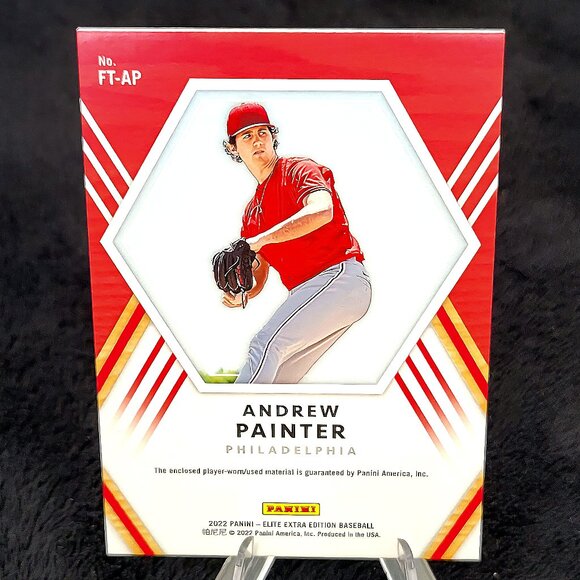 Andrew Painter 2022 Bowman Top Prospect 119/299 & 2022 Elite Future Threads - Picture 6 of 6